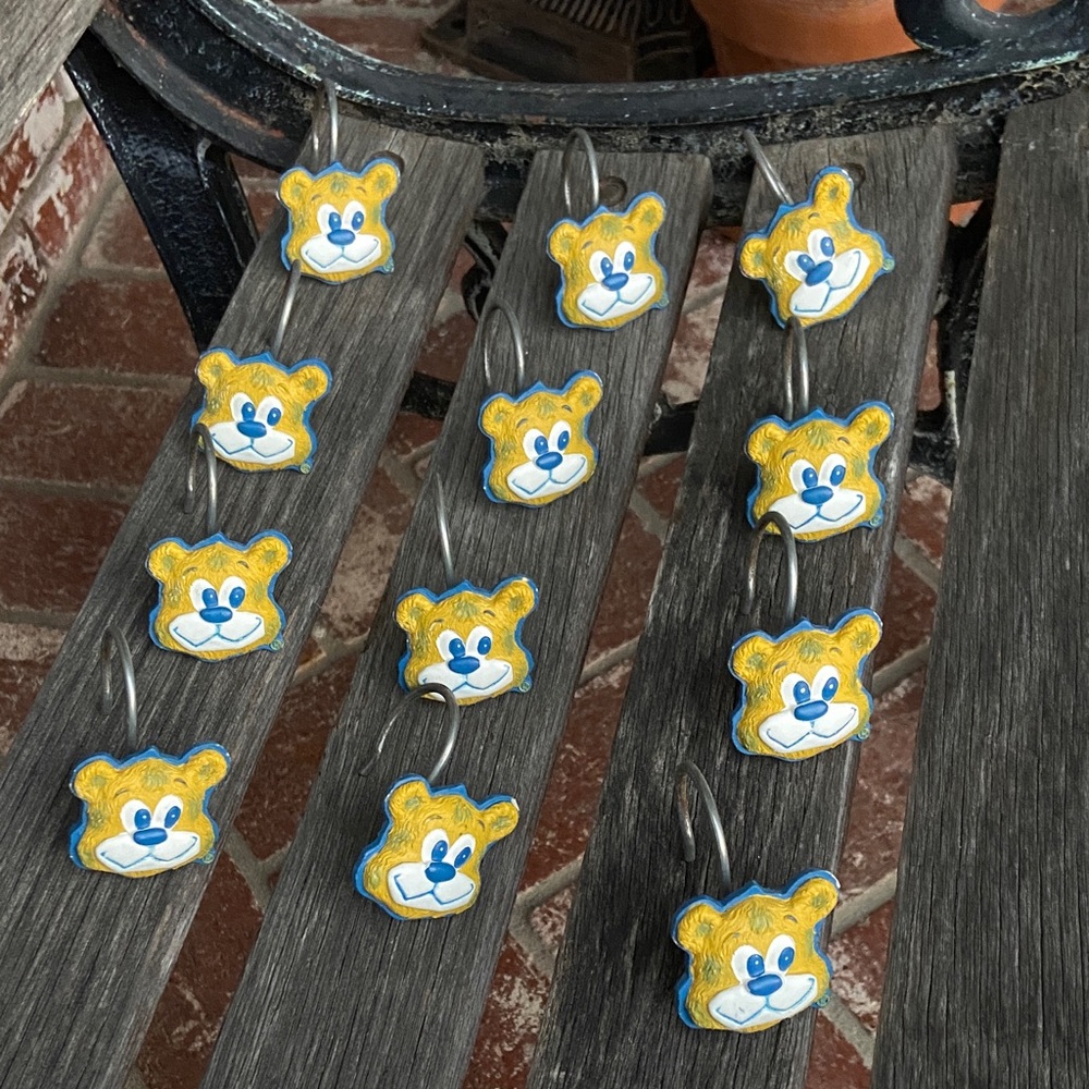 Bruin Bear UCLA Shower Curtain Hooks (12)